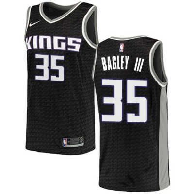 Nike Sacramento Kings #35 Marvin Bagley III Black Youth NBA Swingman Statement Edition Jersey
